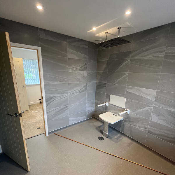 Knights Masonry - wetroom installation